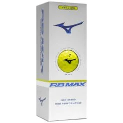Mizuno RB Max Yellow Golf Balls -Famous Golf Shop 2023 mizuno rb max yellow golf balls sleeve itempicture