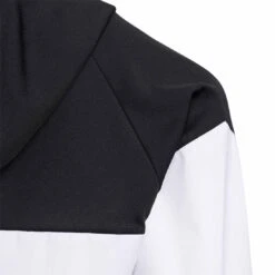 Adidas 2022 Girls Anorak Jacket -Famous Golf Shop adidas 2022 girls anorak jacket black white detail itempicture