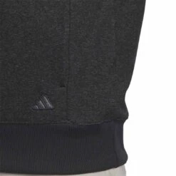 Adidas Go To 1/4 Zip Hoodie -Famous Golf Shop adidas 2023 go to quarter zip hoodie black detail hip itempicture
