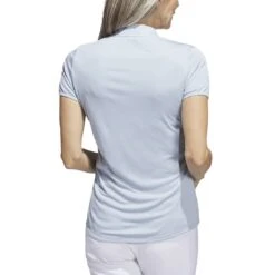 Adidas Women's Essentials Dot Polo -Famous Golf Shop adidas 2023 womens essentials dot polo wonder blue back itempicture