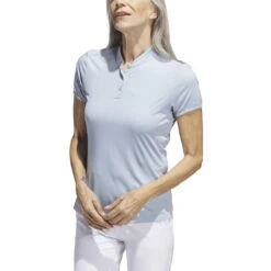 Adidas Women's Essentials Dot Polo -Famous Golf Shop adidas 2023 womens essentials dot polo wonder blue itempicture