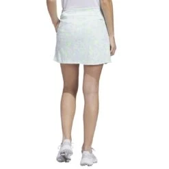 Adidas Women's Essentials Jacquard Skort 8 Adidas Women's Essentials Jacquard Skort -Famous Golf Shop adidas 2023 womens essentials jacquard skort white lucid lemon back itempicture
