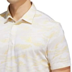 Adidas Horizon Print Polo -Famous Golf Shop adidas horizon print polo white detail itempicture