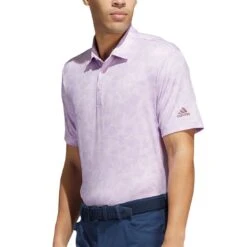 Adidas Prisma Print Polo -Famous Golf Shop adidas prisma print polo bliss lilac itempicture