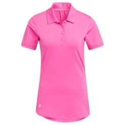 Adidas 2021 Women's Ultimate365 Solid Polo -Famous Golf Shop adidas ss21 womens ultimate365 solid polo screaming pink