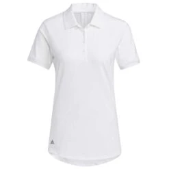 Adidas 2021 Women's Ultimate365 Solid Polo -Famous Golf Shop adidas ss21 womens ultimate365 solid polo white