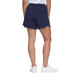 Adidas Women's Go-To 4 Inch Shorts -Famous Golf Shop adidas ss23 womens go to 4 inch shorts collegiate navy back itempicture