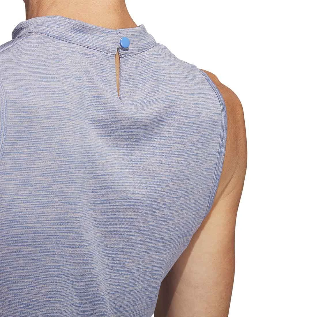 Adidas Women's Heathered Essentials Mock Sleeveless 7 Adidas Women's Heathered Essentials Mock Sleeveless - Image 7