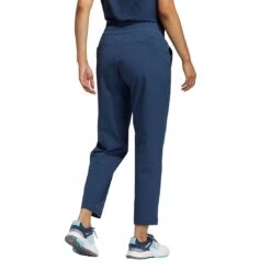 Adidas Women's Go-To Commuter Pants -Famous Golf Shop adidas womens go to commuter pants crew navy back on model itempicture