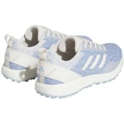 Adidas Women's S2G SL 23 Golf Shoes Blue Dawn/Chalk White -Famous Golf Shop adidas womens s2g sl 23 golf shoes blue dawn chalk white back itempicture
