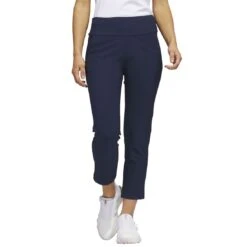 Adidas Women's Ultimate365 Ankle Pants -Famous Golf Shop adidas womens ultimate365 ankle pants collegiate navy front itempicture