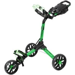 BagBoy Nitron Auto-Open Push Cart -Famous Golf Shop bagboy 2022 nitron auto open push cart lime black itempicture