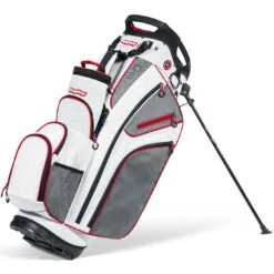 BagBoy Chiller Hybrid Stand Bag -Famous Golf Shop bagboy 2024 chiller hybrid stand bag white charcoal red itempicture