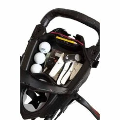 BagBoy Nitron LTD Auto-Open Push Cart -Famous Golf Shop bagboy nitron auto open push cart black red 02