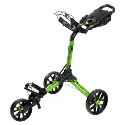 BagBoy Nitron Auto-Open Push Cart -Famous Golf Shop bagboy nitron auto open push cart lime black