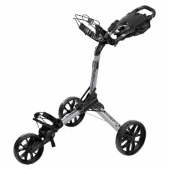 BagBoy Nitron Auto-Open Push Cart -Famous Golf Shop bagboy nitron auto open push cart silver black