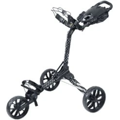 BagBoy Nitron LTD Auto-Open Push Cart -Famous Golf Shop bayboy 2023 nitron push cart black white stars itempicture