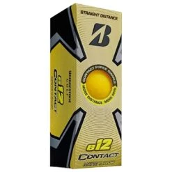 Bridgestone 2023 E12 Contact Matte Yellow Golf Balls -Famous Golf Shop bridgestone 2023 e12 contact matte yellow golf balls sleeve itempicture