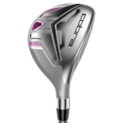 Cobra Women's Fly-XL Complete Set Silver/Plum W/ Stand Bag -Famous Golf Shop cobra womens fly xl set silver plum hybrid