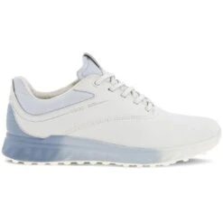 Ecco Women's S-Three Golf Shoes White/Dusty Blue
