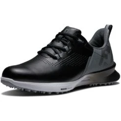 FootJoy FJ Fuel Golf Shoes Black -Famous Golf Shop footjoy fj fuel golf shoes black 55451 toe itempicture