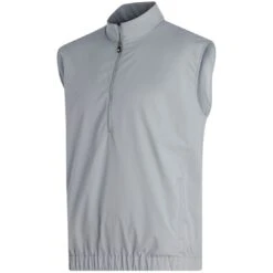 FootJoy Half Zip Windshirt Vest -Famous Golf Shop footjoy half zip windshirt vest grey hero itempicture