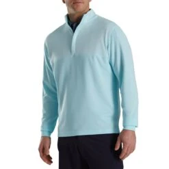 FootJoy Heather Yoke Half Zip Pullover
