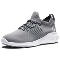 FootJoy Women's Flex XP Golf Shoes Grey -Famous Golf Shop footjoy womens flex xp golf shoes grey front itempicture