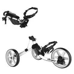Clicgear 4.0 Push Cart -Famous Golf Shop golf cart clicgear 4.0 push cart white itempicture