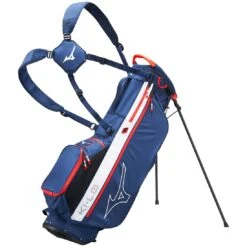 Mizuno K1-LO Lightweight Stand Bag -Famous Golf Shop mizuno 2023 k1 l0 lightweight stand bag navy red itempicture