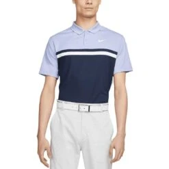 Nike Dri-FIT Victory Colorblock Polo -Famous Golf Shop nike 2022 dri fit victory colorblock polo light thistle obsidian itempicture