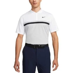 Nike Dri-FIT Victory Colorblock Polo -Famous Golf Shop nike 2022 dri fit victory colorblock polo white light smoke grey itempicture