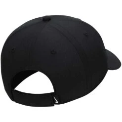 Nike Dri-FIT Club Hat -Famous Golf Shop nike 2023 dri fit club hat black white back itempicture