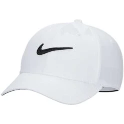 Nike Dri-FIT Club Hat -Famous Golf Shop nike 2023 dri fit club hat white itempicture