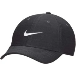 Nike Dri-FIT Club Heathered Hat -Famous Golf Shop nike 2023 dri fit club heathered hat black itempicture