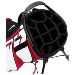 Nike Air Hybrid 2 Stand Bag -Famous Golf Shop nike air hybrid 2 stand bag university red black black top itempicture