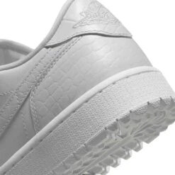 Nike Air Jordan 1 Low G Golf Shoes White/White/Pure Platinum -Famous Golf Shop nike air jordan 1 low g golf shoes white pure platinum dd9315 110 detail1 itempicture