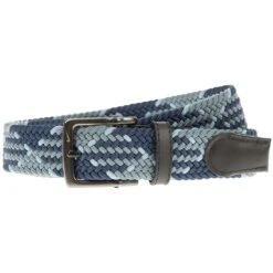 Nike Diamond Stretch Woven Belt -Famous Golf Shop nike diamond stretch woven belt midnight navy ashen slate blue whisper itempicture
