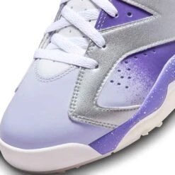 Nike Jordan Retro 6 G Golf Shoes Metallic Silver/Oxygen Purple -Famous Golf Shop nike jordan retro 6 g nrg golf shoes metallic silver oxygen purple detil3 itempicture