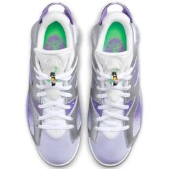Nike Jordan Retro 6 G Golf Shoes Metallic Silver/Oxygen Purple -Famous Golf Shop nike jordan retro 6 g nrg golf shoes metallic silver oxygen purple top itempicture