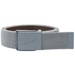Nike Reversible Stretch Web Belt 7 Nike Reversible Stretch Web Belt -Famous Golf Shop nike reversible stretch web belt grey itempicture