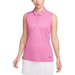 Nike Women's Dri-FIT Victory Sleeveless Polo -Famous Golf Shop nike womens dri fit victory sleeveless polo cosmic fuchsia itempicture