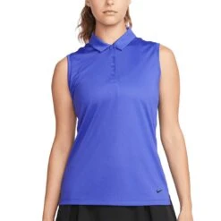 Nike Women's Dri-FIT Victory Sleeveless Polo -Famous Golf Shop nike womens dri fit victory sleeveless polo lapis itempicture