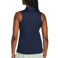 Nike Women's Dri-FIT Victory Sleeveless Polo -Famous Golf Shop nike womens dri fit victory sleeveless polo obsidian back itempicture