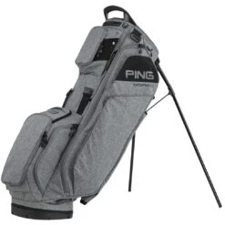 Ping Hoofer 14-Way Stand Bag -Famous Golf Shop ping 2023 hoofer 14 way stand bag heather grey black itempicture