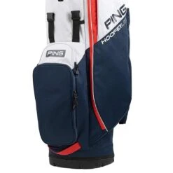 Ping Hoofer Lite Stand Bag 32 Ping Hoofer Lite Stand Bag -Famous Golf Shop ping 2023 hoofer lite stand bag navy platinum red detail2 itempicture