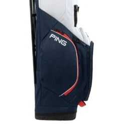 Ping Hoofer Lite Stand Bag 29 Ping Hoofer Lite Stand Bag -Famous Golf Shop ping 2023 hoofer lite stand bag navy platinum red detail5 itempicture