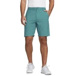 Puma 101 North 9 Inch Shorts -Famous Golf Shop puma 101 north 9 inch shorts green lagoon front itempicture