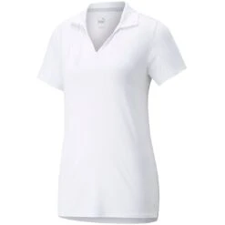 Puma Women's CLOUDSPUN Coast Polo -Famous Golf Shop puma 2022 womens cloudspun coast polo white itempicture