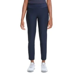 Puma Women's PWRSHAPE Pants -Famous Golf Shop puma 2022 womens pwrshape pants navy blazer model itempicture